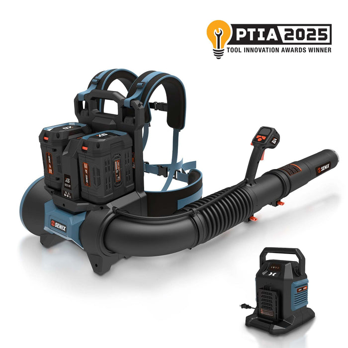 X6 60V Max* Cordless Backpack Blower, Brushless (Two 6.0 Ah Batteries & Charger Included)