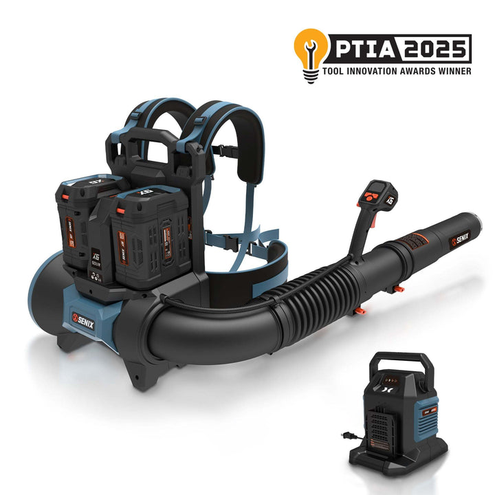 X6 60V Max* Cordless Backpack Blower, Brushless (Two 6.0 Ah Batteries & Charger Included)