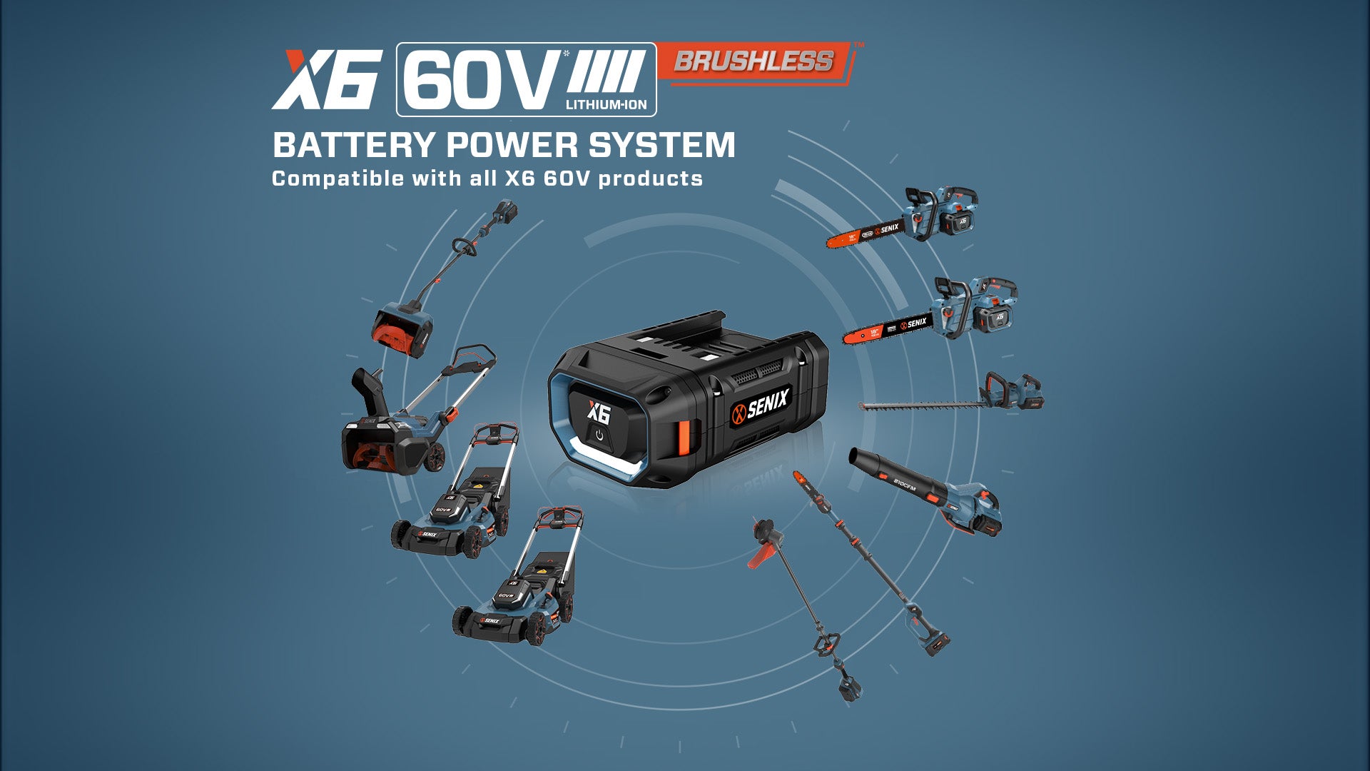 X6 60V Max* 21" Cordless Lawn Mower, Brushless (6.0 Ah Battery & Charger Included)
