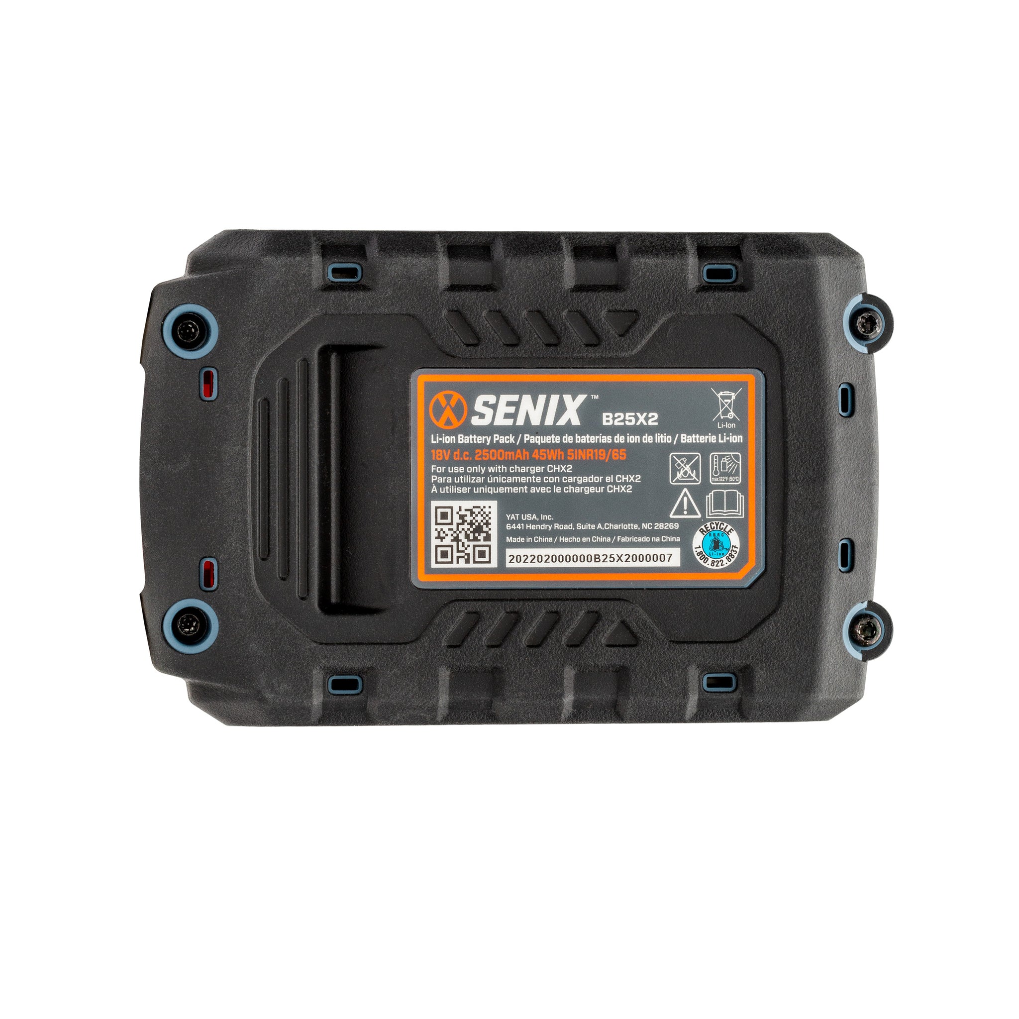 20 Volt Max* 2.5 Ah Lithium-ion Battery, B25X2 – SENIX Tools