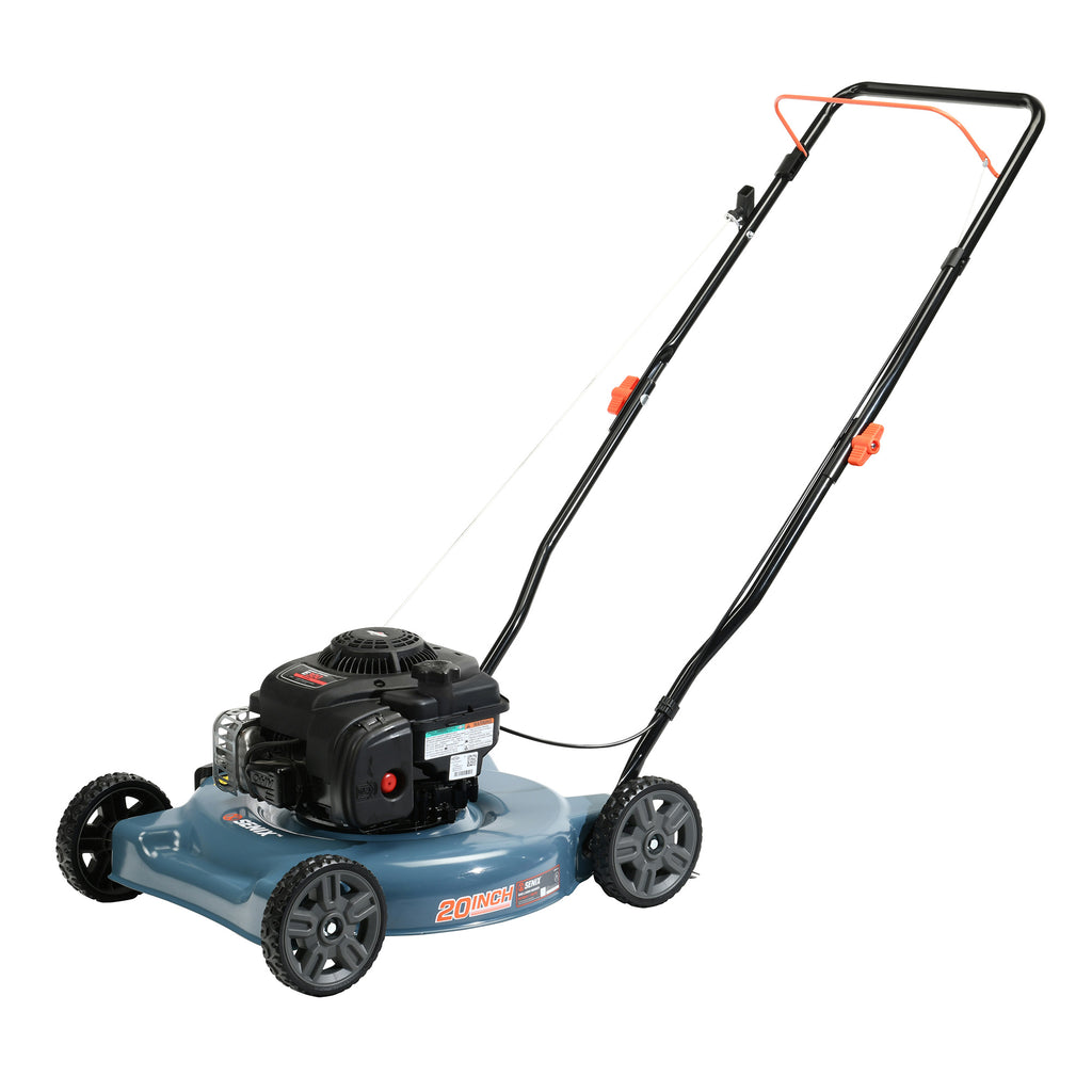 20-Inch 125 cc Gas Powered 4-Cycle Push Lawn Mower with Side Discharge, LSPG-L2